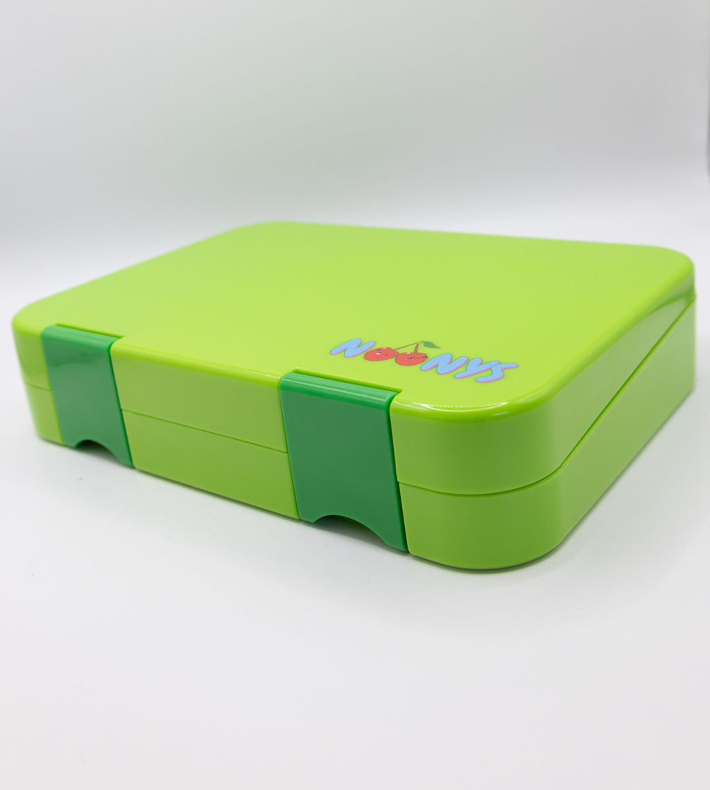 Noonys bailey bento lunchbox - lime green